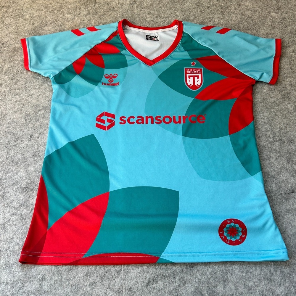 Greenville Triumph SC 2024 Pre-Match Jersey Hummel NA Womens Medium Blue
